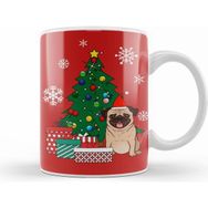 Humuts Pug Around The Christmas Tree Kupa