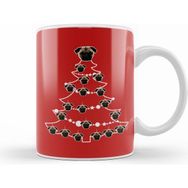 Humuts Pug Dog Christmas Tree Baubles Kupa