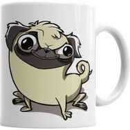 Humuts Pug Köpek Dog Pet Sevimli Cute Cartoon Animation Kupa