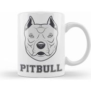 Humuts Pug Köpek Pit Bull Face Pitbull Aşıklar Kupa