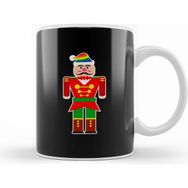 Humuts Rainbow Christmas Nutcracker Santa Hat Gift Kupa