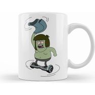 Humuts Regular Show Muscle Man Spinning On A Hoverboard Kupa Bardak
