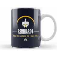 Humuts Reinhardt Are You Afraid To Fight Me Overwatch Kupa Bardak