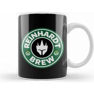 Humuts Reinhardt Coffee Overwatch Kupa Bardak