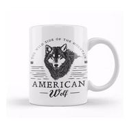 Humuts Retro Animal American Wolf Black Kupa