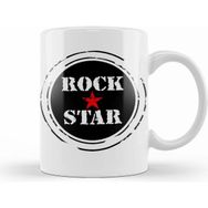 Humuts Rock Star Kırmızı Yıldız Kupa