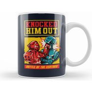 Humuts Rockem Sockem Robots Knock Out Pixel Art Kupa