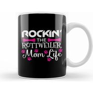 Humuts Rockin The Rottweiler Mom Life Cute Rott Owners Kupa
