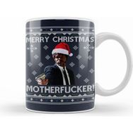 Humuts Samuel L Jackson Merry Christmas Motherfucker Pulp Fiction Kupa Bardak