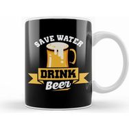 Humuts Save Water Drink Beer Funny Beer Drinking Pun Joke Kupa