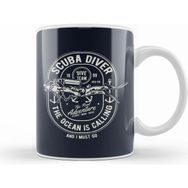 Humuts Scuba Diver Ocean Is Calling Kupa
