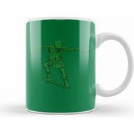 Humuts Skateboarding Green Army Skater Kupa