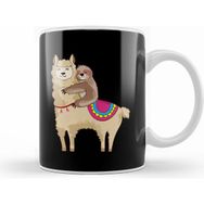 Humuts Sloth Riding Llama Hugging Animal Friends Kupa