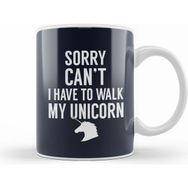 Humuts Sorry I Cant I Have to Walk My Unicorn Kupa