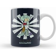 Humuts Squidward Retro Japanese Kupa Bardak