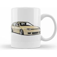 Humuts Stanced Out Golf Mk4 Creme Kupa Bardak