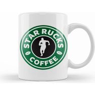 Humuts Starbucks Starrucks Coffee Rugby Running Logo Kupa