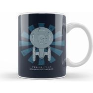 Humuts Starship Enterprise Retro Japanese Star Trek Kupa