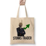 Humuts Stonks Only Go Up Bez Kadın Günlük Çanta