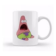 Humuts Surprised Patrick Süngerbob Kupa Bardak