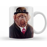 Humuts Süslü Pug Köpek Kupa