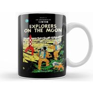 Humuts The Adventures Of Tintin Explorers On The Moon Vintage Style Cover Kupa