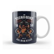 Humuts The Young Guns Cowboy Hat Boots Kupa Bardak