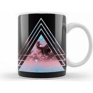 Humuts Transgender Pride Layered Galaxy Triangles Kupa Bardak
