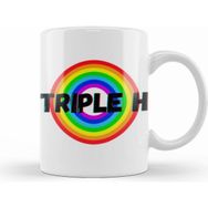Humuts Triple H Vintage Retro Rainbow Style Warriors Design Wrestlers Gift Kupa Bardak