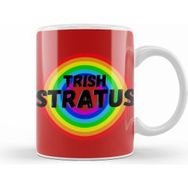 Humuts Trish Stratus Vintage Retro Rainbow Style Warriors Design Wrestlers Gift Kupa Bardak