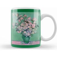 Humuts Van Gogh Pink Roses In A Vase Kupa