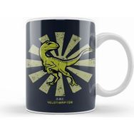 Humuts Velociraptor Retro Japanese Kupa Bardak