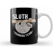 Humuts Vintage Sloth Running Team Funny Sloth Distressed Kupa