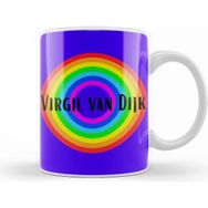 Humuts Virgil Van Dijk Vintage Retro Rainbow Style Kupa