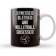 Humuts Volleyball Obsessed Ball Sports Beach Volleyball Player Game Kupa