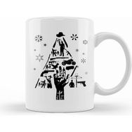 Humuts Walking Dead Christmas Tree Silhouette Kupa