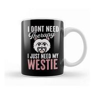 Humuts Westie Therapy West Highland White Terrier Owner Dog Fan Kupa