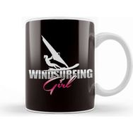 Humuts Windsurfing Girl Windsurfer Water Sports Ocean Wave Surfer Kupa