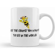 Humuts World Bee Day! Lover Gift Be The Change You Want To See In The World Kupa