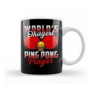 Humuts World's Okayest Ping Pong Player Pun Table Tennis Kupa Bardak