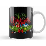 Humuts Yılbaşı Yeni Yıl Konseptli Merry Christmas 010 Kupa