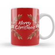 Humuts Yılbaşı Yeni Yıl Konseptli Merry Christmas Floral Kupa