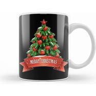 Humuts Yılbaşı Yeni Yıl Konseptli Merry Christmas Tree 02 Kupa