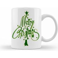 Humuts Yılbaşı Yeni Yıl Konseptli Merry Christmas Tree Kupa