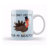 Humuts You Only Like Me For My Breasts Funny Thanksgiving 02 Kupa