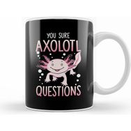 Humuts You Sure Axolotl Questions Walking Fish Pun Kupa Bardak