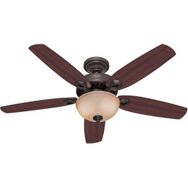 Hunter Builders Çağdaş Bronz 132 cm Aydınlatmalı Tavan Vantilatörü