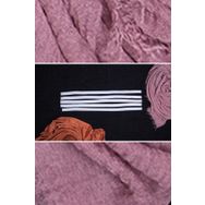 Hürrem Bone 1010B_42 Beyaz Süngeri Polyester Çift Katlı 5'li Eşarp