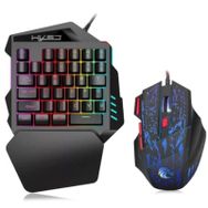 HXSJ J50 Tek El Oyuncu Kablolu Q Klavye ve Mouse