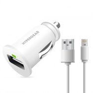 Hypergear 2x İphone Uyumlu Lightning Kablo Beyaz Hızlı Araç Şarj Aleti Set